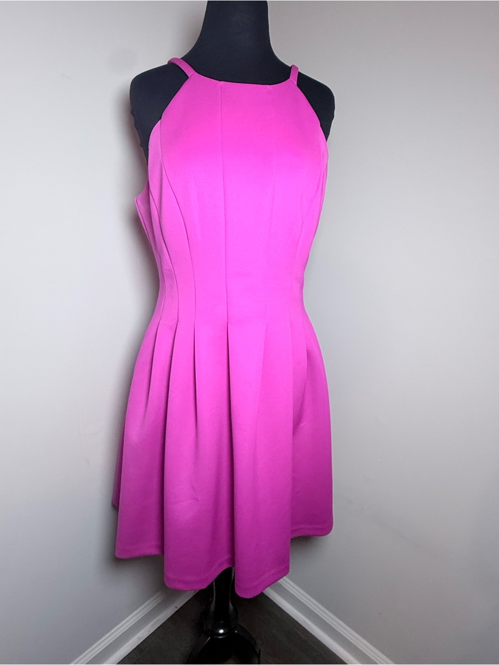 Vince Camuto Pink Fit & Flare Dress – Size 12
